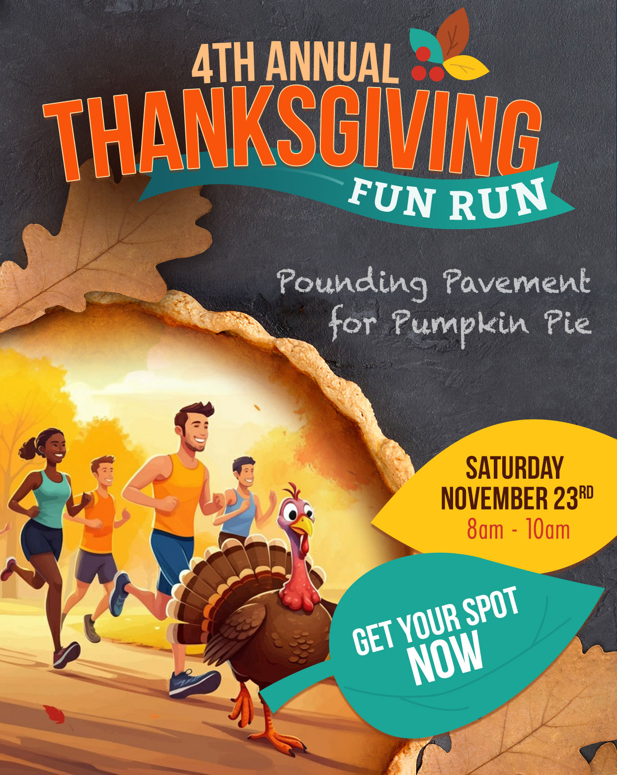 4th Annual Thanksgiving Fun Run 2024 Slider